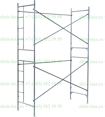 Леса строительные рамные ЛСПР-200 описание и схема сборки